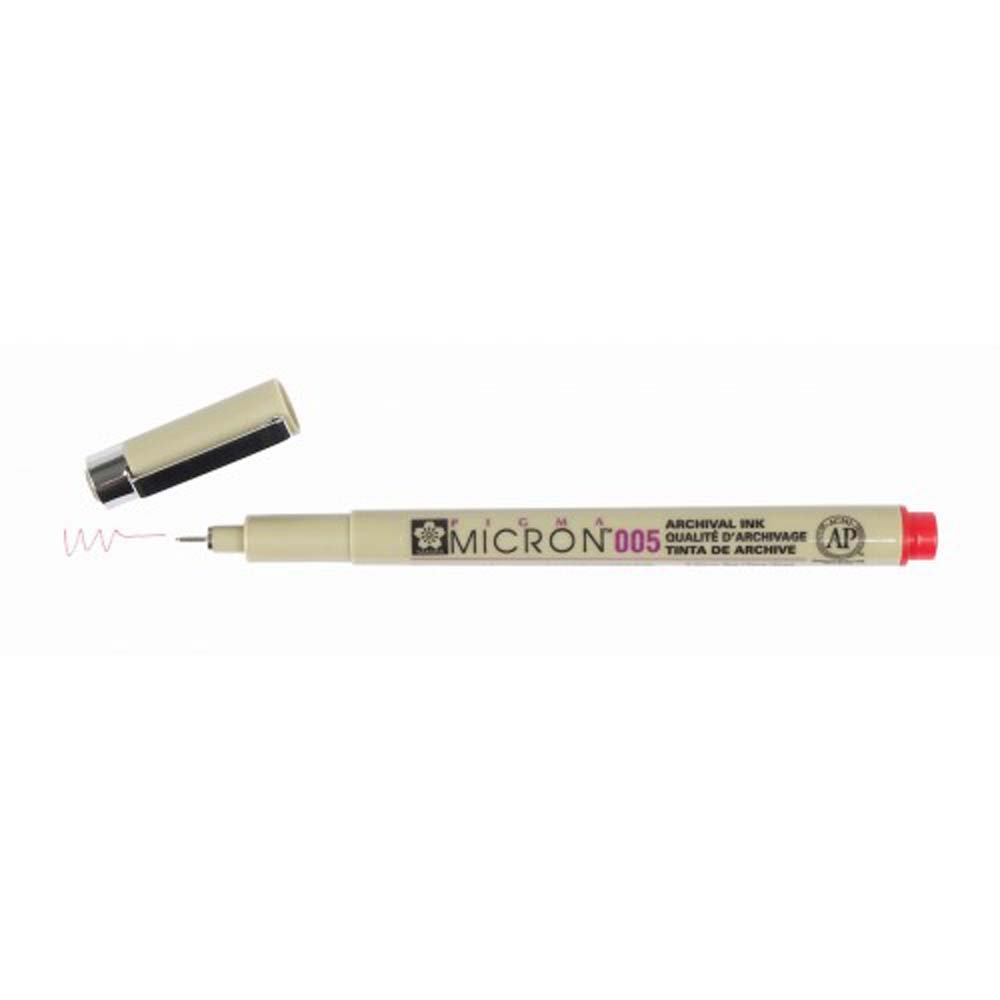Pigma Micron Red - 0,2 mm - Fineliners, Penne, Penne, kridt & tusch