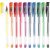 Gel kuglepenne - blandede farver - 10 stk