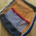 Kundbild Nordaven Baby Merino - Navy Peony: Kjol