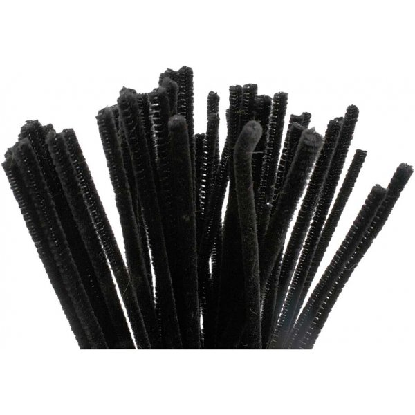 Piprensare - Ø6 mm - svart - 50 st Piprensare - Ø6 mm - svart - 50 st