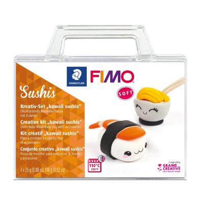 Modelleringsleire Fimo Soft Set - Sushi