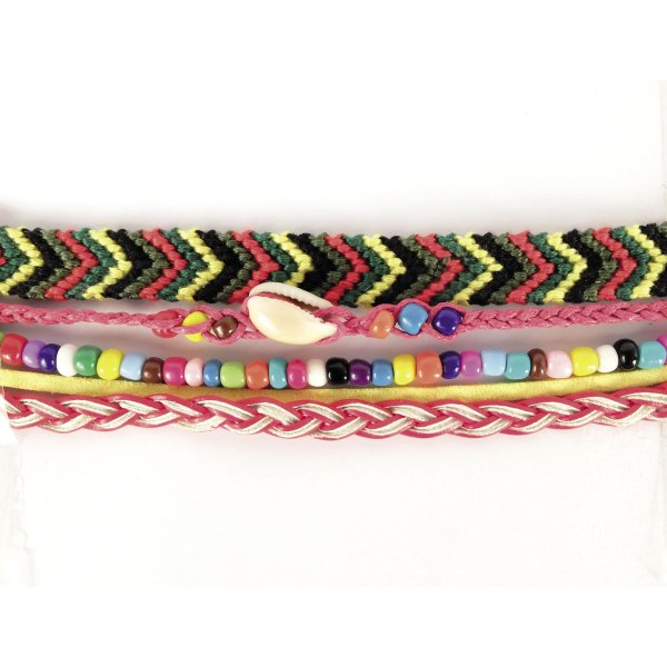 Set för brasilianska armband med snäckor och pärlor 11 x 13 cm Set för brasilianska armband med snäckor och pärlor 11 x 13 cm