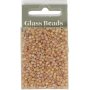 Rocaillepärlor matt frozen 3 mm Beige 25 g Rocaillepärlor matt frozen 3 mm Beige 25 g