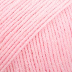 DROPS Fabel Uni Colour garn - 50g - Babyrosa DROPS Fabel Uni Colour garn - 50g - Babyrosa
