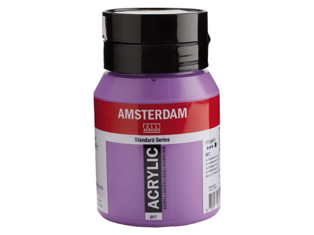 Amsterdam akrylmaling 500 ml - Ultramarin violet - Akrylfarver, Kunstnerfarver
