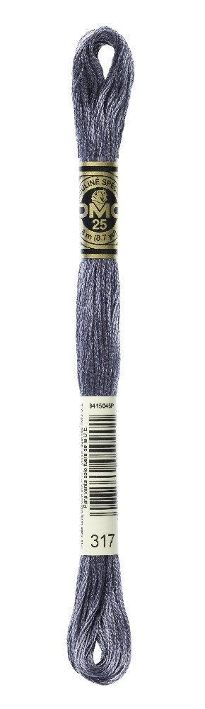 Moulinégarn DMC - Farve: 317 - Broderigarn, Garn, Strikke, hækle, knytte og væve