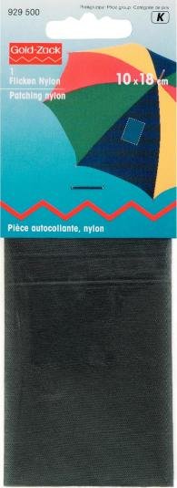 Stoflap Nylon Selvklæbende 6.5x14 cm Sort - Lapper, Lapper, reparation og tekstilpleje, Sytilbehør