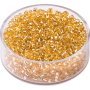 Glasp�rlor 2,5 mm topas, 17 g