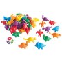F�rgsortering dinosaurier 14 cm � 10 cm - 60 st