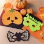 DIY-sæt Masker Halloween farver 3 masker - Håndværkssæt DIY-sæt Masker Halloween farver 3 masker - Håndværkssæt