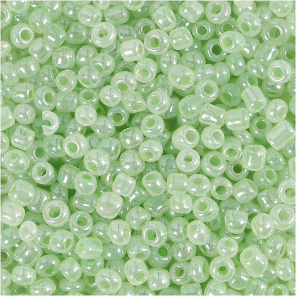 Rocaillepärlor - softgrön - 25 g Rocaillepärlor - softgrön - 25 g