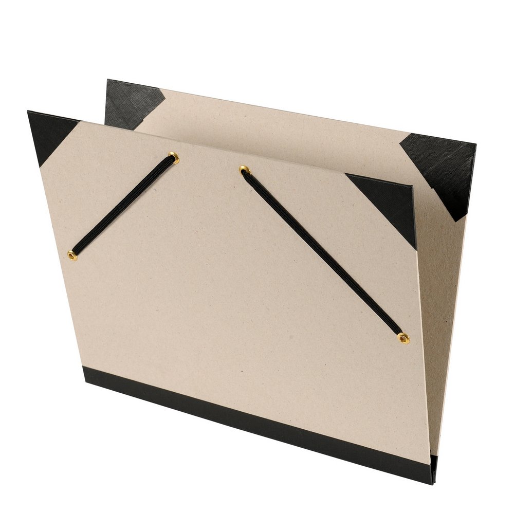 Tegneportefølje med strikk - 37 x 52 cm - Tilbehør til maling, Staffeli & maletilbehør