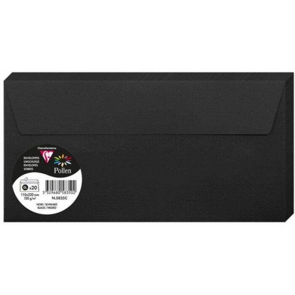 Pollenkonvolut 110x220 - 20-pak - Sort