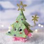 Mini DIY-sæt Modellering af juletræsmonster blandede farver Mini DIY-sæt Modellering af juletræsmonster blandede farver