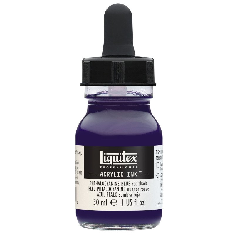 Akrylfärg - Liquitex Prof. Ink 30ml - Phtalo Blue RS - Akrylfärger, Konstnärsfärger