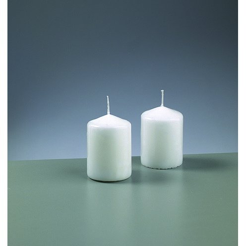 Lys Ø60 x H 250 mm - Hvid - Lys, Støbning, Hobbymateriale, Håndværk