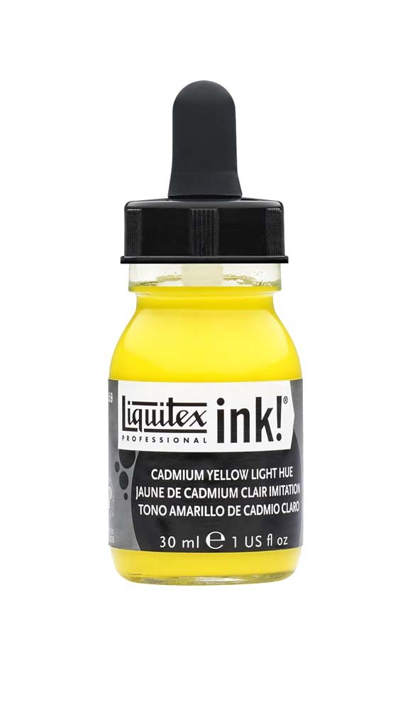 Akrylblekk Liquitex 30 ml - 159 Cadmium yellow light hue - Tusj & blekk, Kunstnermalinger