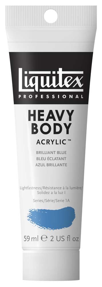 Akrylfärg Heavy Body Liquitex 59 ml - 570 Brilliant blue - Akrylfärger, Konstnärsfärger