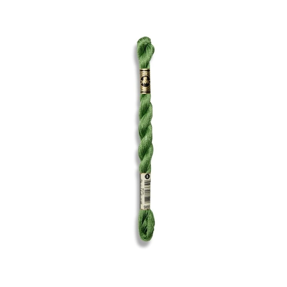 DMC Pearl Cotton Art. 115/5, 989 Forest Green - Broderigarn, Garn, Sticka & virka