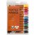 Tekstilpenner - blandede farger - 12 stk