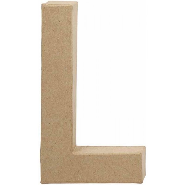 Pappbokstav - L - 5 cm Pappbokstav - L - 5 cm