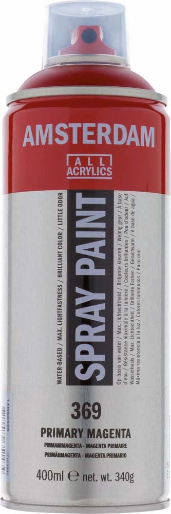 Amsterdam Spray 400 ml - Primary Magenta - Spraydåser, Spraymaling, Hobbyfarve