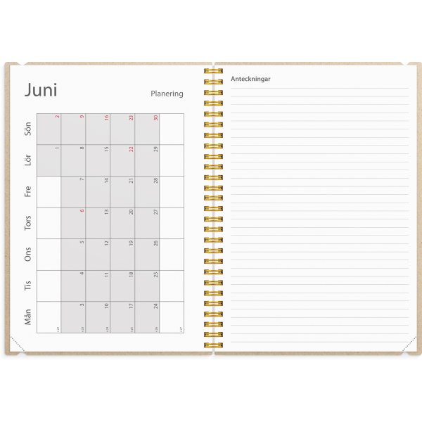 Kalender 24/25 Studie - A5 - Historie bordeaux