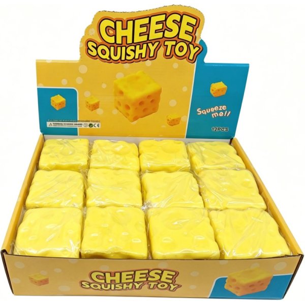 Squishy Cheese Langsomt H�vende 6,5 cm