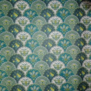 Vaxduk textil moccam�nster gr�n 160 cm