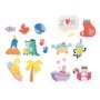 Diamond painting stickers f�r barn - djur, 18 st