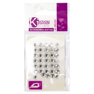 Hotfix-strass 6 mm - kristall, 35 st Hotfix-strass 6 mm - kristall, 35 st