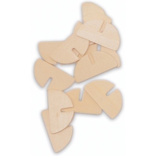 Träfigurer med hållare - 10 st Träfigurer med hållare - 10 st