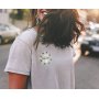 Broderikit f�r kl�der med v�xtmotiv