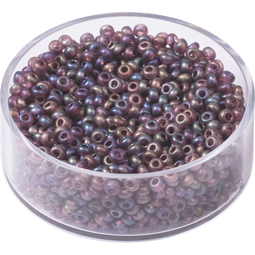 Boheme rocailleperler 2,5 mm 17 g - Sort mat - Blandinger af rocaillesperler, Rocaillesperler, Håndværk