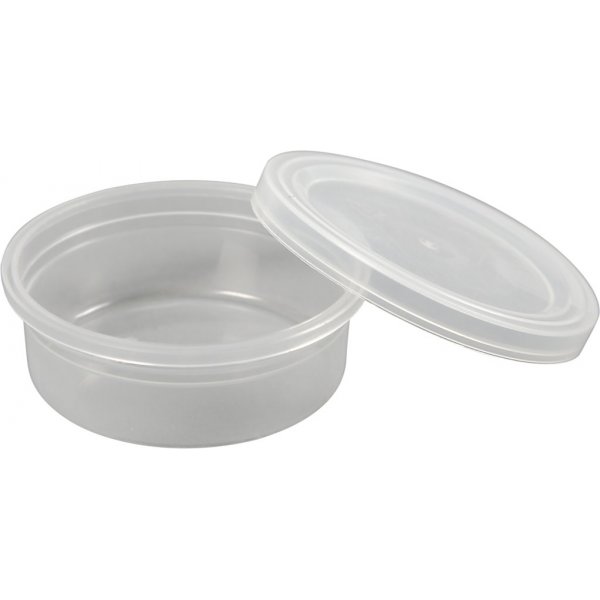 Plastburk med lock - 45 ml - 20 st Plastburk med lock - 45 ml - 20 st