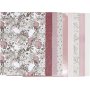 Vivi Gade designpapir i blokker - beige/rosa - 24 ark