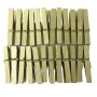 Träpinnar i guld, 25 mm, 24-pack Träpinnar i guld, 25 mm, 24-pack