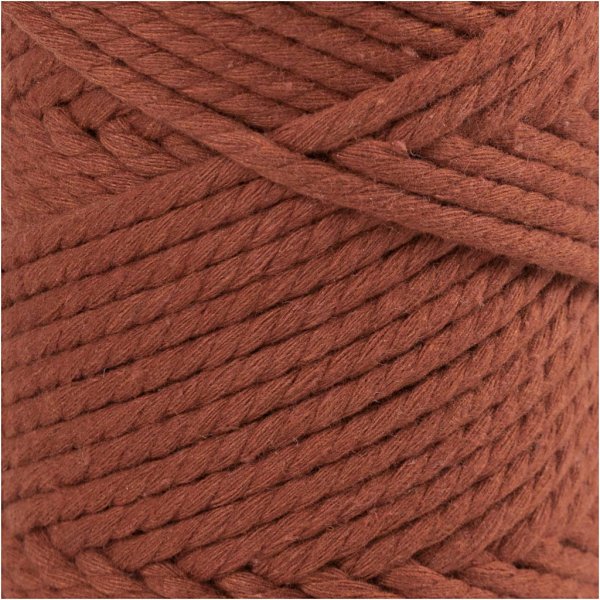 Makramégarn - bränd orange - Ø4 mm - 55 m Makramégarn - bränd orange - Ø4 mm - 55 m