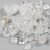 Krystalperler klare kvarts transparente farver 7-12 mm - 63 stk.