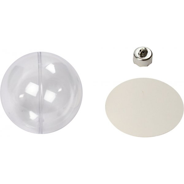 Deko-kula - transparent - Ø8 cm - 5 st Deko-kula - transparent - Ø8 cm - 5 st