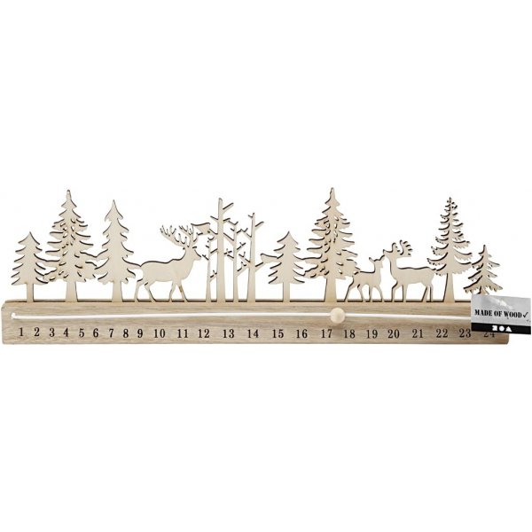 Julkalender - silhuett - nedräkning Julkalender - silhuett - nedräkning