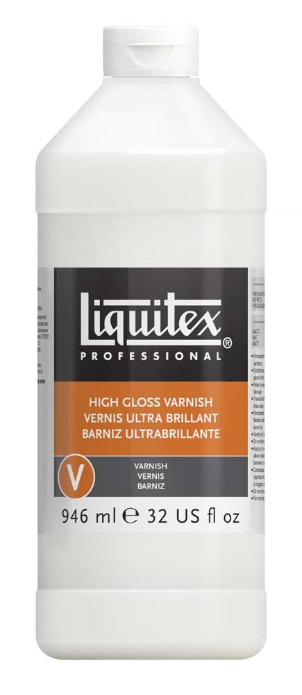 Ferniss Høyglans Liquitex 946 ml - Akryllakk, Hobbylakk, Lakk & malingsmedier