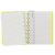 Notesbog Filofax Saffiano - A5 linieret - Gr / Gul