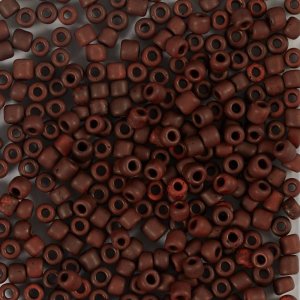 Rocaillepärlor matt frozen Mocca 3 mm 25 g Rocaillepärlor matt frozen Mocca 3 mm 25 g
