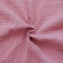 Bomullsmuslin Double Gauze – 130 cm - Rosa