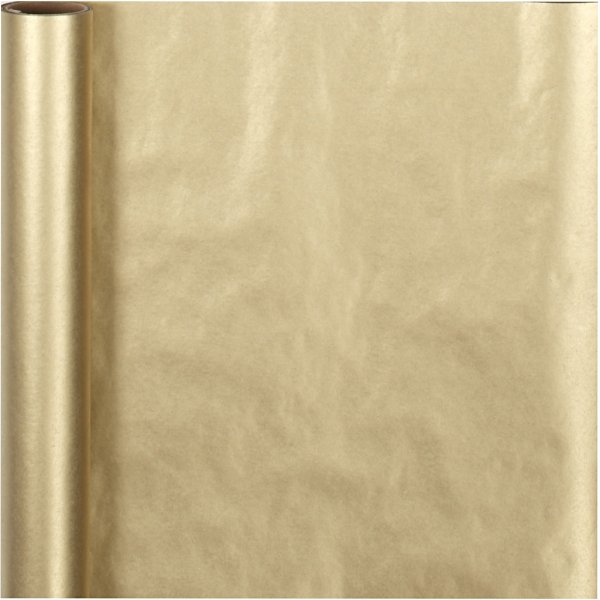 Presentpapper - guld - 5 m Presentpapper - guld - 5 m