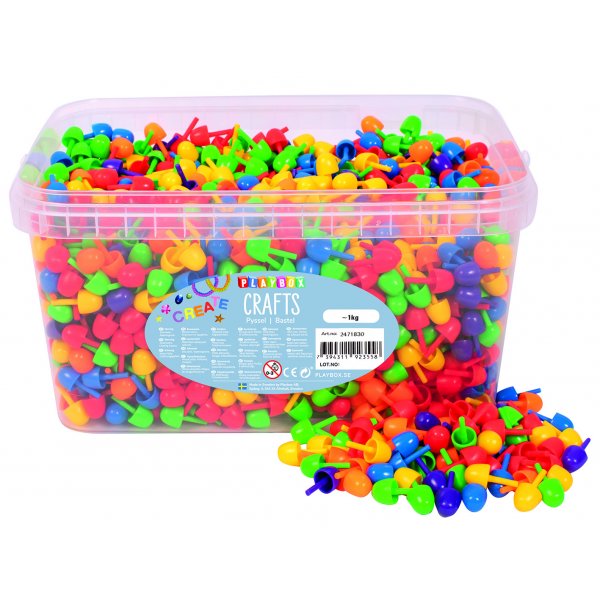 F�rgmosaik mellan 1 kg