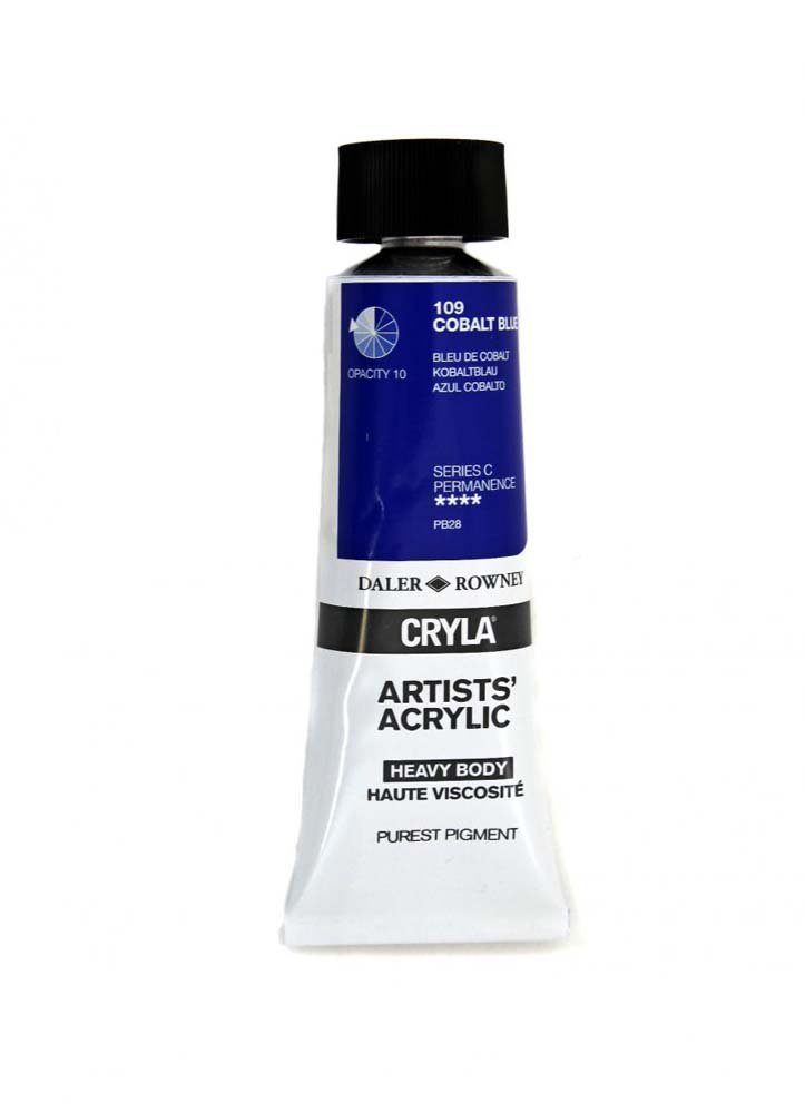 Akrylmaling Cryla 75 ml - Cobalt Blue - Akrylfarver, Kunstnerfarver