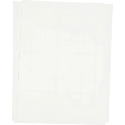 Overfringsark - hvit - for lyse og mrke tekstiler - 3 ark