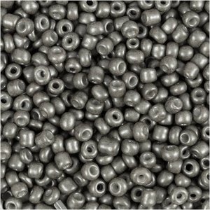 Rocaillep�rlor 3 mm Gr� 25 g